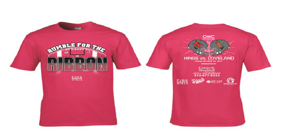 Rumble for the Ribbon T-shirt graphic